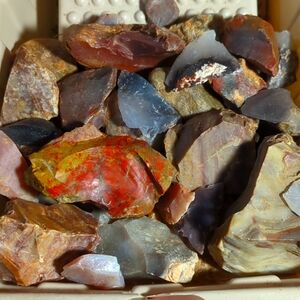 Oklahoma found natural Native American knapstone/chert/flint/jasper